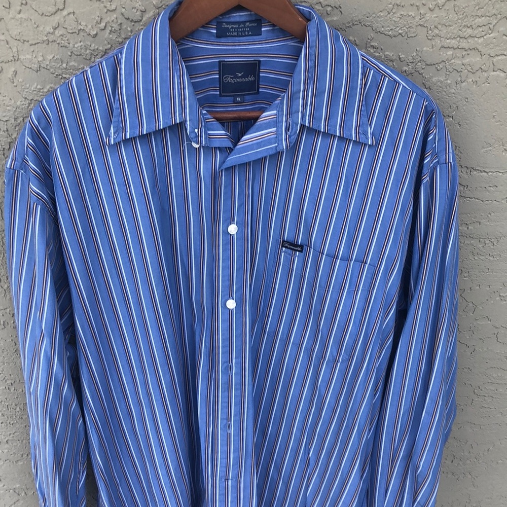 Faconnable Long Sleeve Shirt- XL